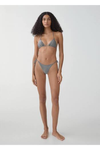 MANGO Woman Fémes bikini alsó
