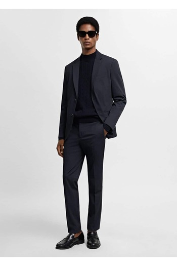 MANGO Man Super Slim Fit Fabric Trousers