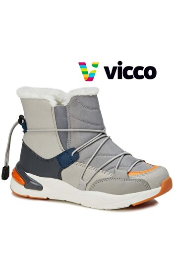 Vicco Pablo Phylon Каучукова підошва Ортопедичні дитячі черевики для снігу СІРИЙ
