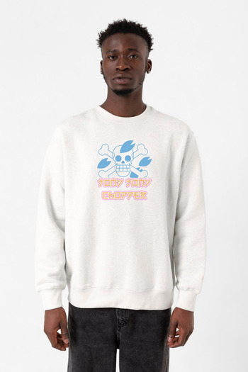 Tshirthane Аніме One Piece Тоні Тоні Чоппер Джолі Роджер Beyaz Erkek 2ip Світшот