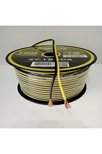 For-X 16ga Bass Ve Hoparlör Kablosu - Xy-16 Cca Amfi Bass Kablosu 16ga - 5 Metre