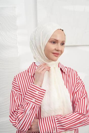 ARMANDA Italian Jacquard Houndstooth Pattern Shawl 3089-69