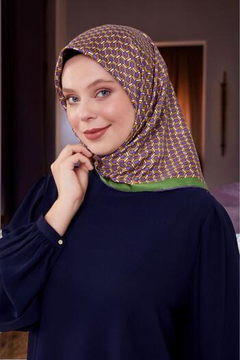 Levidor Purple Green Trend Scarf - 17861-03