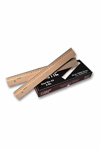 Yıldızlar Yayınları Stars 30 Cm. Wooden Ruler Code.083