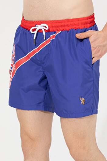 U.S. Polo Assn. Ανδρικό μπλε μαγιό 50245365-VR212