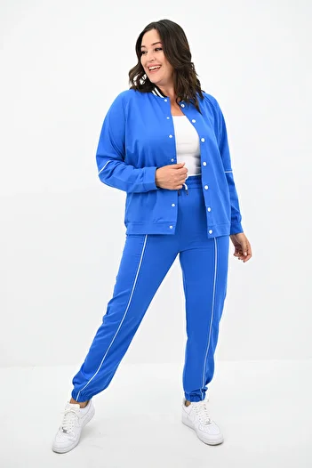 Koza Butik Комплект анцуг с копчета за големи размери 8132-25