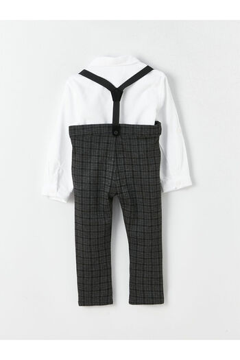 LC Waikiki Lcw Plaid Patterned Baby Boy 3 Piece Set