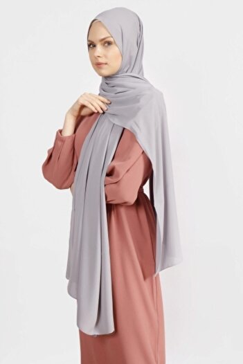 Differenza Gray Crepe Shawl