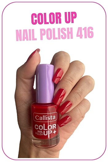 Callista Color up Nail Polish Nail Polish 416 How Spicy - Red