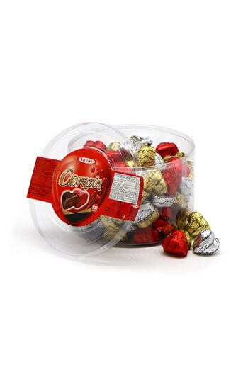 TAYAŞ Tayaş Corazon Kalpli Fındıklı Çikolata 1 Kg Kutulu