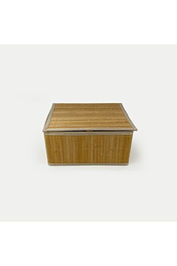 sever ithalat Natural Bamboo - Square Storage Feature