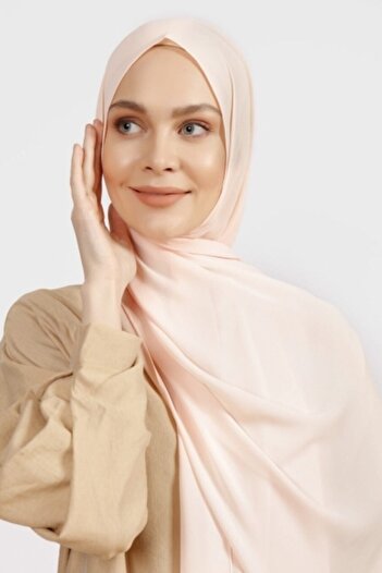 Differenza Crepe Shawl Light Salmon