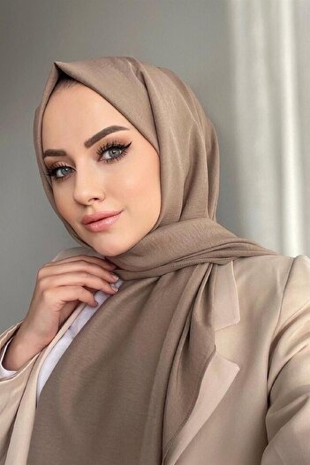 HAR-UM Ticaret Women's Cotton Crotch Hijab Cazz Shawl