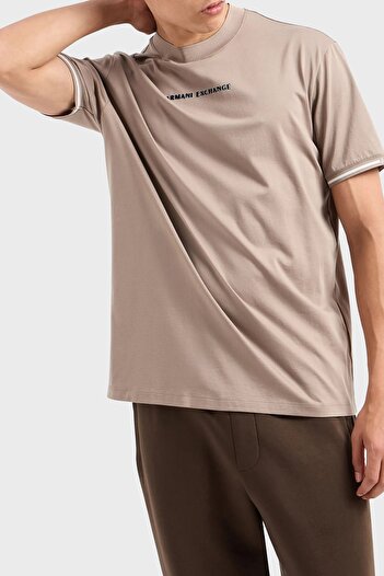 Armani Exchange Men's Crew Neck Cotton T-Shirt - Regular Fit 6Dztjb Zj9Az 17Ac