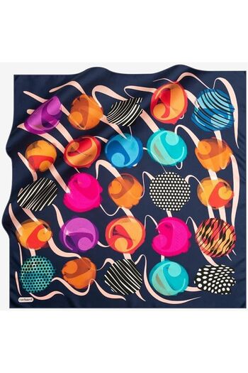 Cacharel Twill Silk Scarf -7788313-921 - Tivil