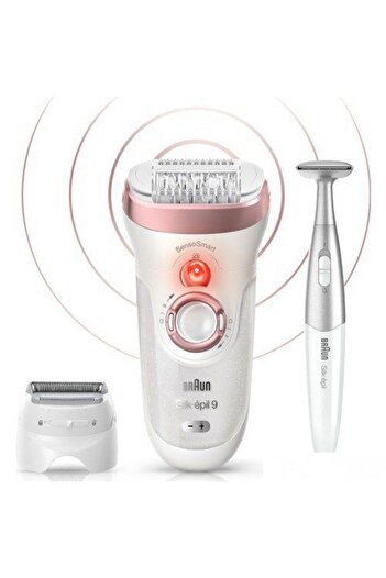 Braun Silk-épil 9 Sensosmart™ Epilatör 7 Ek Parçalı Kablosuz Islak Ve Kuru