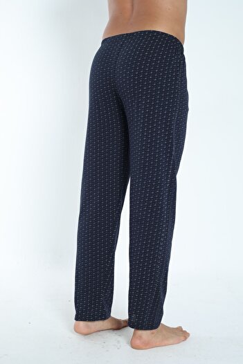 DONEX Printed Men's Pajama Bottoms - Cotton, Thin Breathable Fabric