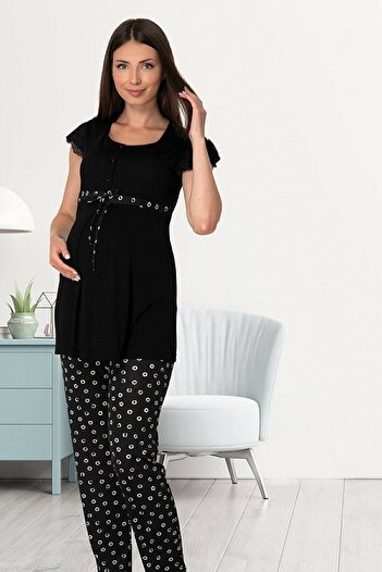 Effort Pijama Effortt Піжамний комплект для породіль з мереживною обробкою