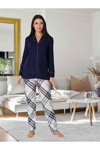 Effort Pijama Been Store Effort 8072 Синій піжамний комплект