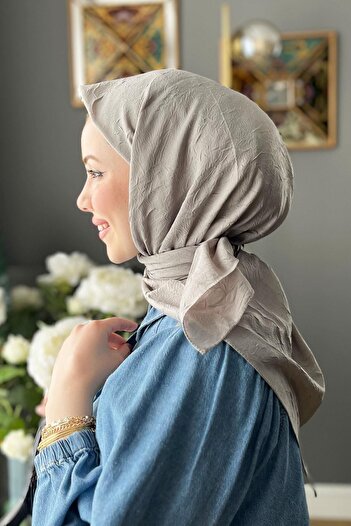 Aker Smoke Bamboo Crochet Scarf - 6060800 -972