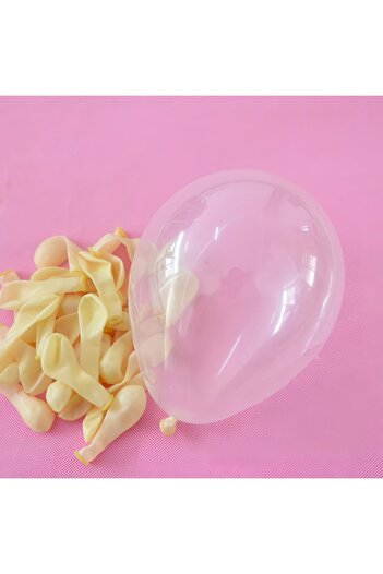 HKNYS Transparent Latex Balloon 100 Pieces