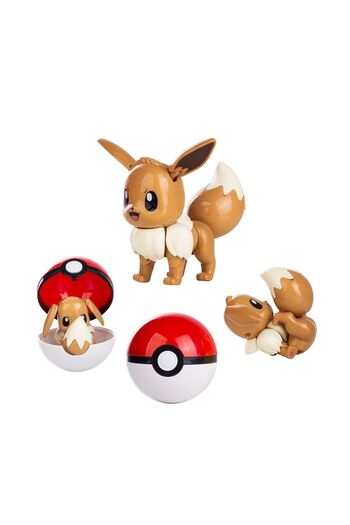 ThreeMB Toys Pokemon Orijinal Lisanslı Elf Topu Eevee