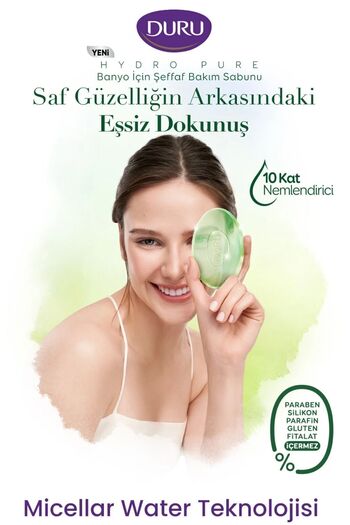 Duru Hydro Pure Aloe Vera Şeffaf Duş Bakım Sabunu 6 Adet