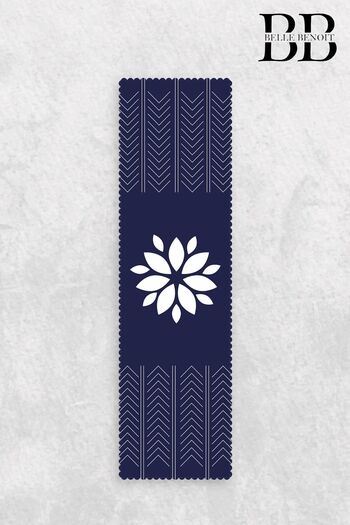 Belle Benoit Digital Printed Decorative Table Runner – 140X40 Cm, Navy Blue, Bohemian Style, Table Cloth, Stain Resistant
