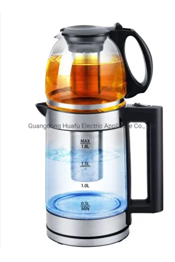 teknotrust 2 Liter Glass Tea Maker Ketlle - with Teapot Filter, Warm-Keeping Feature, Authorized Seller Yodi Bag