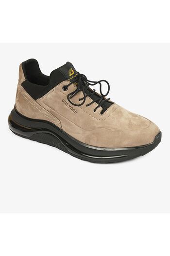 Greyder Genuine Leather Men's Casual Shoes - Mink 3K1Sa16492, Memory Sole, Comfortable Design