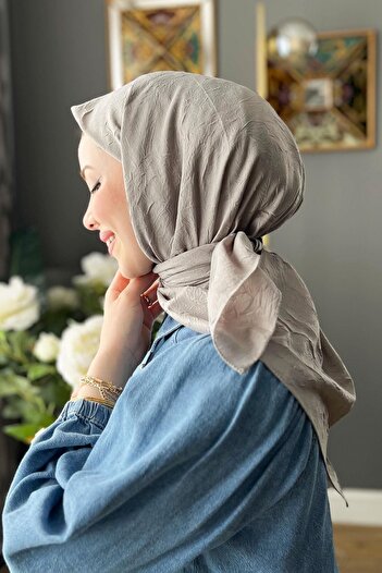 Aker Smoke Bamboo Crochet Scarf - 6060800 -972