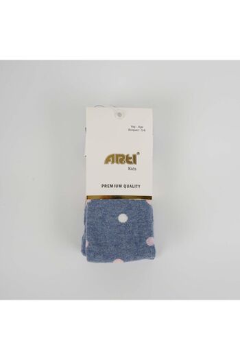 Artı Madera Pamuklu Puantiyeli Kız Çocuk Külotlu Çorap