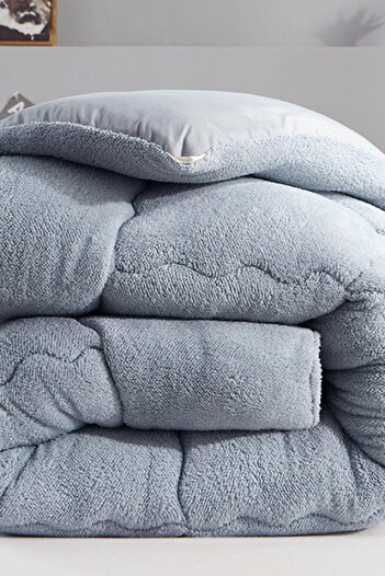 NAURA Concept Double Double Sided Ranforce Cotton Silicone Welsoft Quilt 195X215 cm