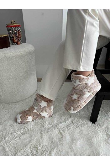 Behtah Kundura Starry Γυναικείες Παντόφλες Home Boots Home Παπούτσια Χοντρή ελαφριά σόλα