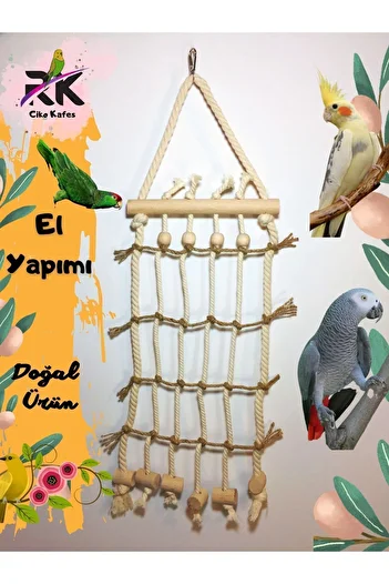 Ciko Kafes Parrot Climbing Natural Toy