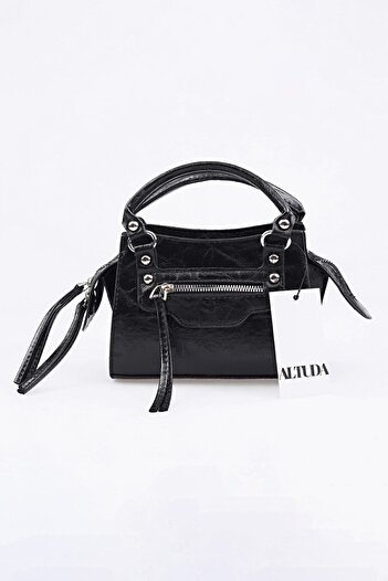 ALTUDA Women's Strappy Crossbody Bag Neo Black