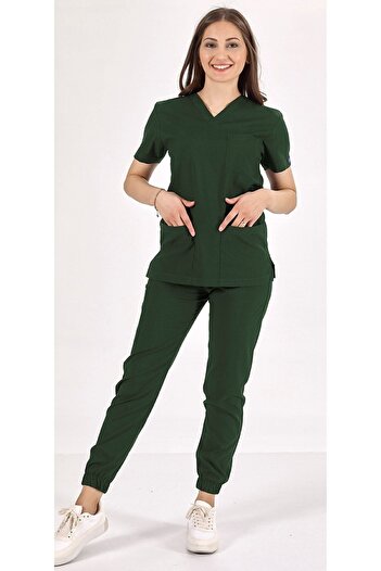 Uçak Medikal Set uniformă Hunter Green Jogger