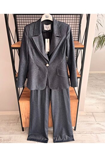 ELLA Ewas Design - Women's Double Jeans Set, Pants and Jacket Set