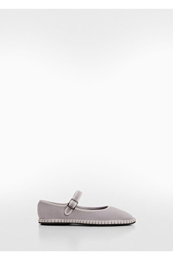 Mango Teen Purple Ballerina Flats for Kids