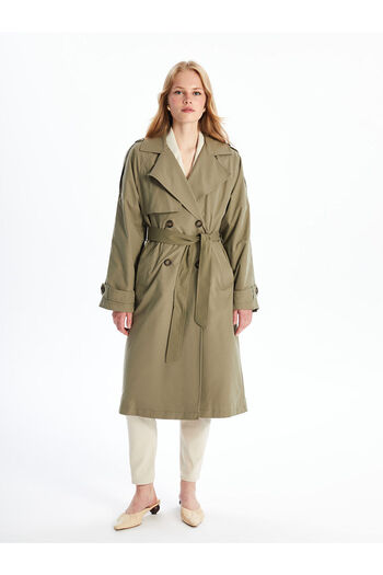 LC Waikiki Lcw Jacket Collar Women's Trench Coat