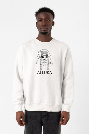 Tshirthane Аніме «Хантер х Хантер» Алука Білий Чоловічий 2ip Світшот