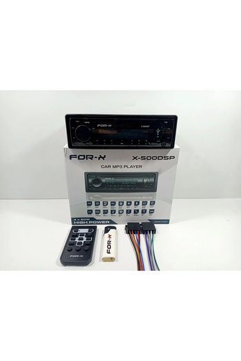 For-X Teyp + Çakmak – X-500DSP 4x60w – 3 Amfi Çıkışlı Tesisat Teybi