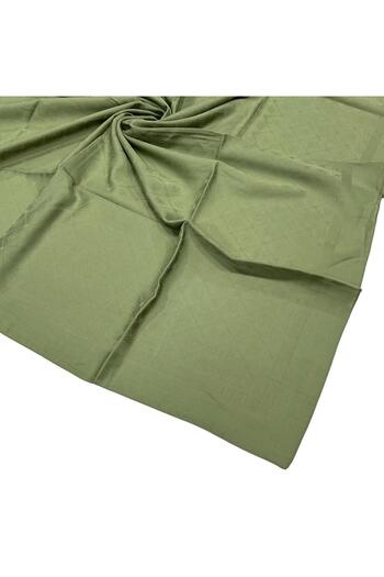 Aker Linen Green Cotton Scarf - 952