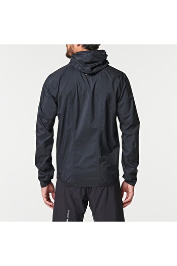 Decathlon Erkek Arazi Koşusu Ceketi - Siyah / Bronz