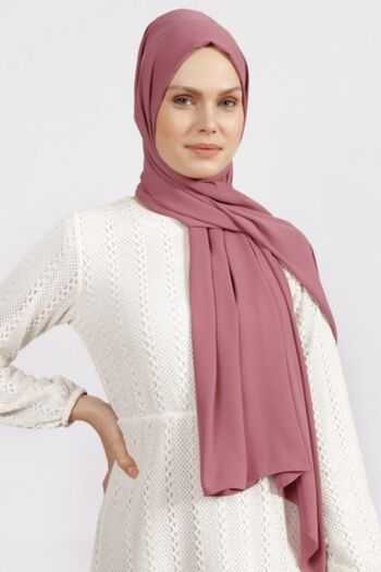 Differenza Crepe Shawl Dried Rose