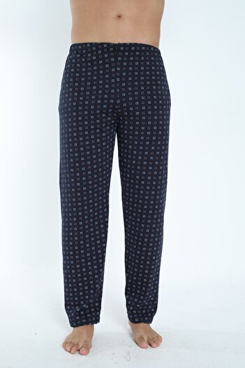 DONEX Printed Men's Pajama Bottoms - Cotton, Thin Breathable Fabric
