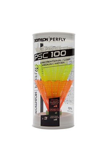 Decathlon Perfly Badminton Ball - Medium Size - Pack of 3 - Psc 100