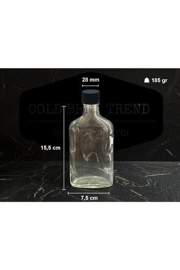 COLDBREWTREND 60 Cold Brew Bottles - Plastic Lid