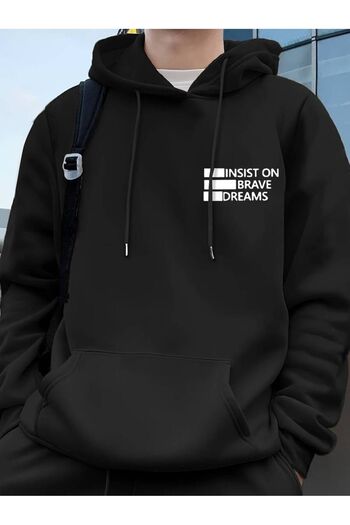 caddekombin Insıst on Printed Quilt 2 Thread Sweat Hooded