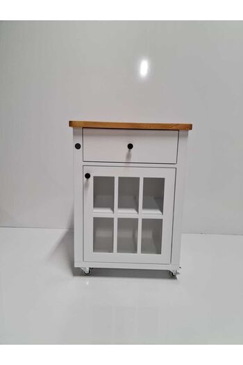 Dipole Furniture Movin Mat Lake Beyaz Mutfak Servant Mobilyası